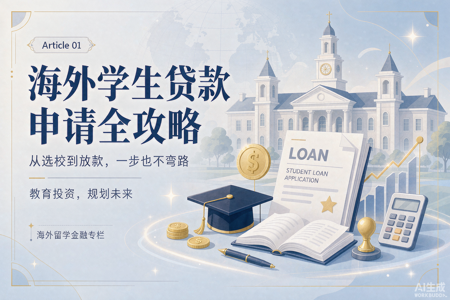 留学生贷款申请全攻略：从准备到放款一步到位