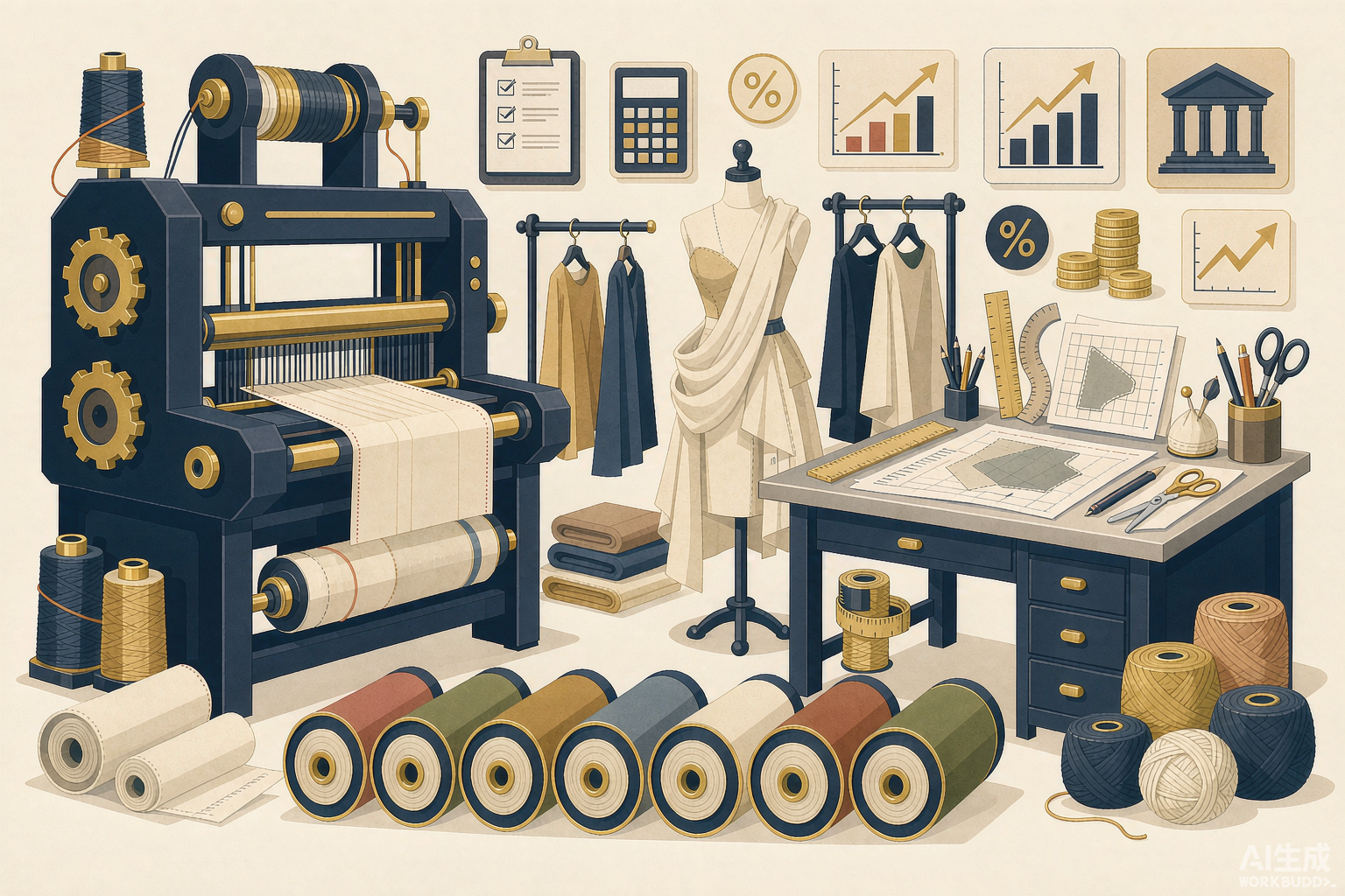 纺织与服装工程留学生贷款：面料实验室与打版设备